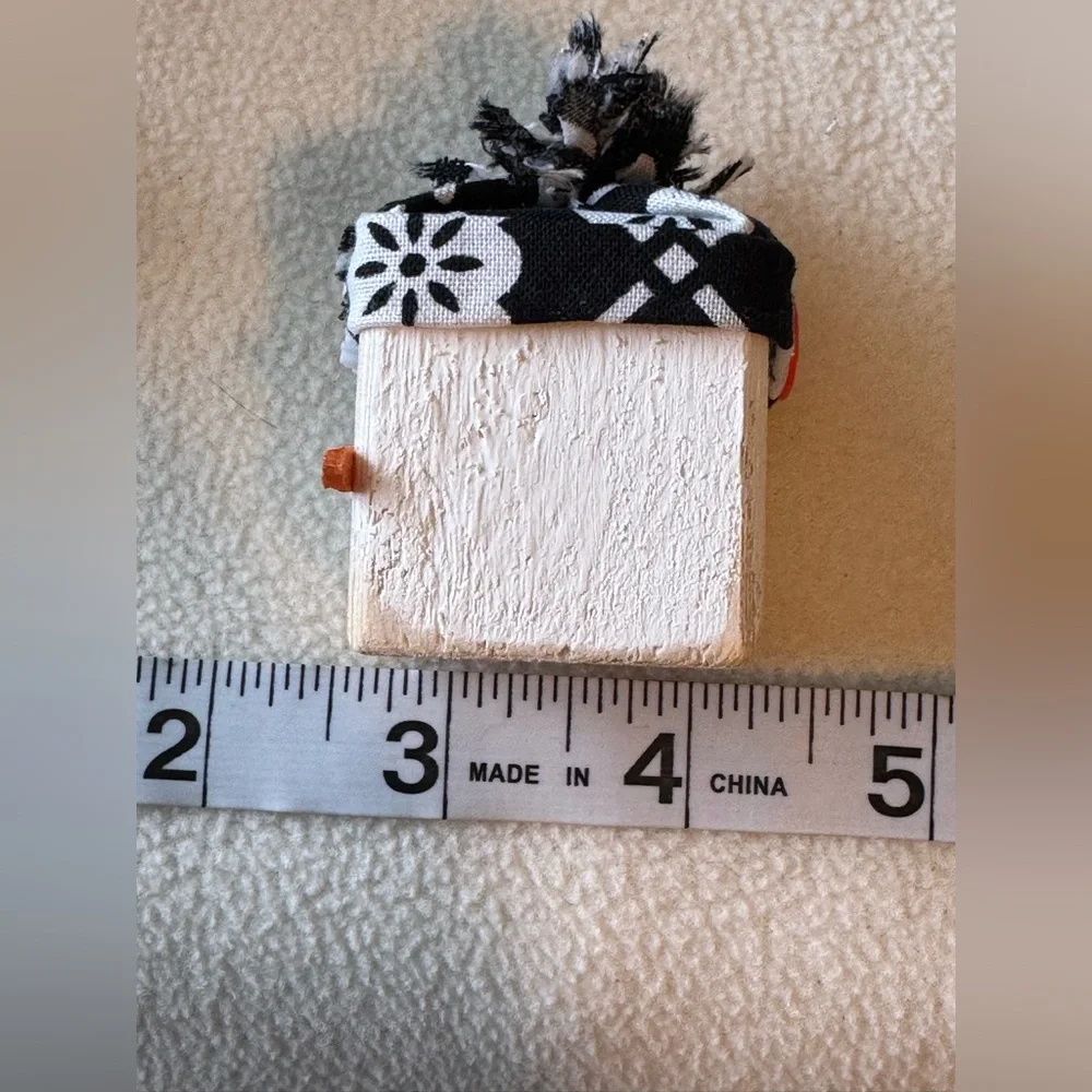 Holiday Winter Snowman Decorative Blocks Set of 5 Christmas Ornaments Gifts